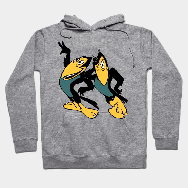 Heckle and Jeckle Hoodie by kareemik